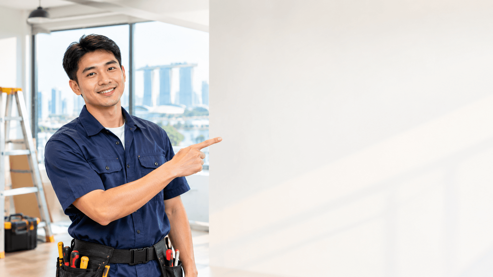 RR HANDYMAN handyman at work in a Singapore home